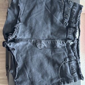 Stylish Black Denim Shorts